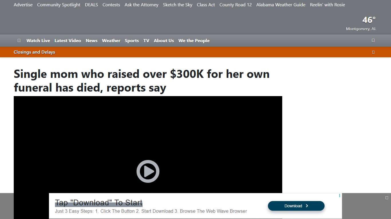 Single mom who raised over $300K for her own funeral has died, reports say